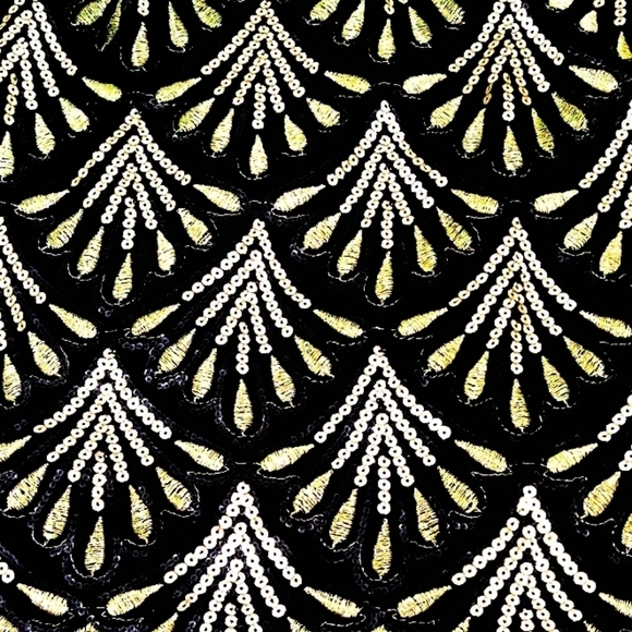 Alya gold and black metallic mini skirt Size: M - Picture 5 of 7